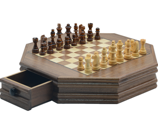 Octagonal Chess Game Set